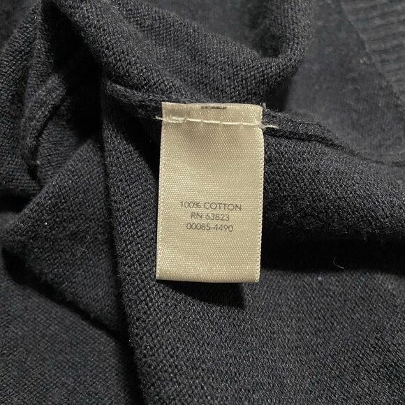 Christopher & Banks Button Up Knit Cardigan 3/4‎ Sleeve Beads Embellished Large - Picture 9 of 9